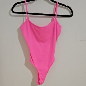 Bershka Neon Pink Bodysuit